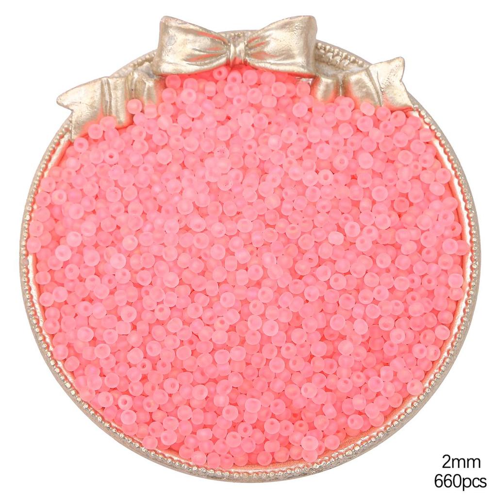 Высококачественные матовые стеклянные бусины-бисер разных цветов для изготовления украшений своими руками