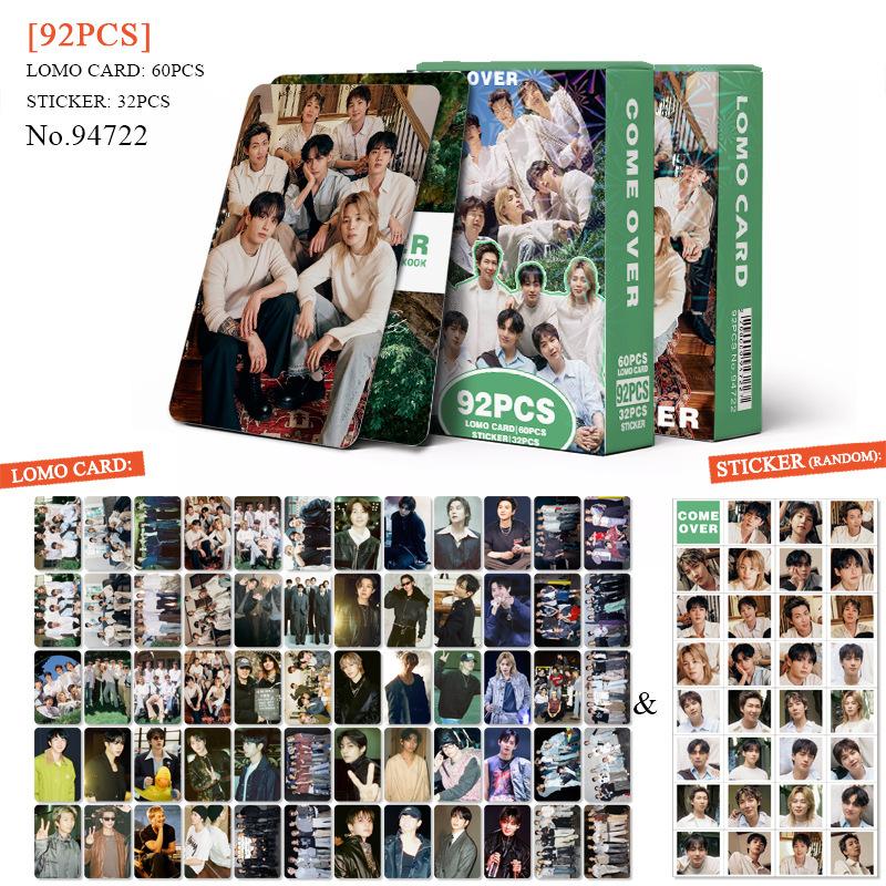 92 BT BTS photo album JK SUGA star KPOP peripheral LOMO photo card