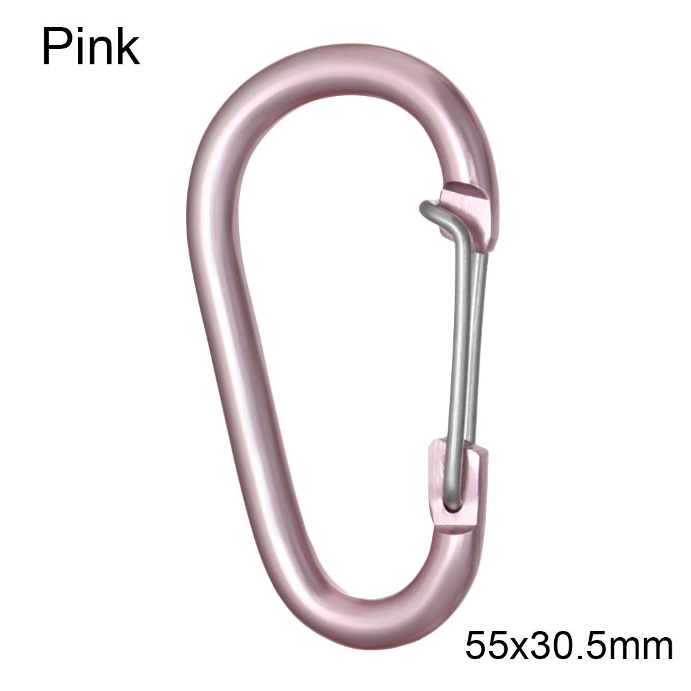 Многоцветный алюминиевый безопасный альпинистский кнопочный брелок с пряжкой из сплава карабин для кемпинга и походов