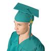 Выпускная шляпа унисекс для взрослых с кисточкой, сплошной цвет, 2024, выпускная шляпа бакалавра, праздничный декор для вечеринки