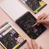 Kids' Colorful DIY Scratch Art Book for Creative Fun