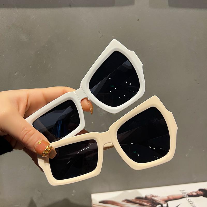 Eyebrow Sunglasses Women Men Polygon Vintage Brand Designer Square Sun Glasses For Women Shades Female Eyewear Unisex Glasses
