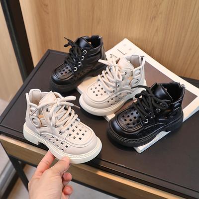 Популярные весенне-летние повседневные, стильные и удобные универсальные сандалии со средней трубкой в ​​британском стиле для мальчиков и девочек