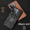 Чехол для телефона iQOO Neo8/Neo8Pro из кожи крокодилового черепа