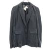 Unused Tailored Jacket 36 Gray Wool Blend Made In Japan Women Used