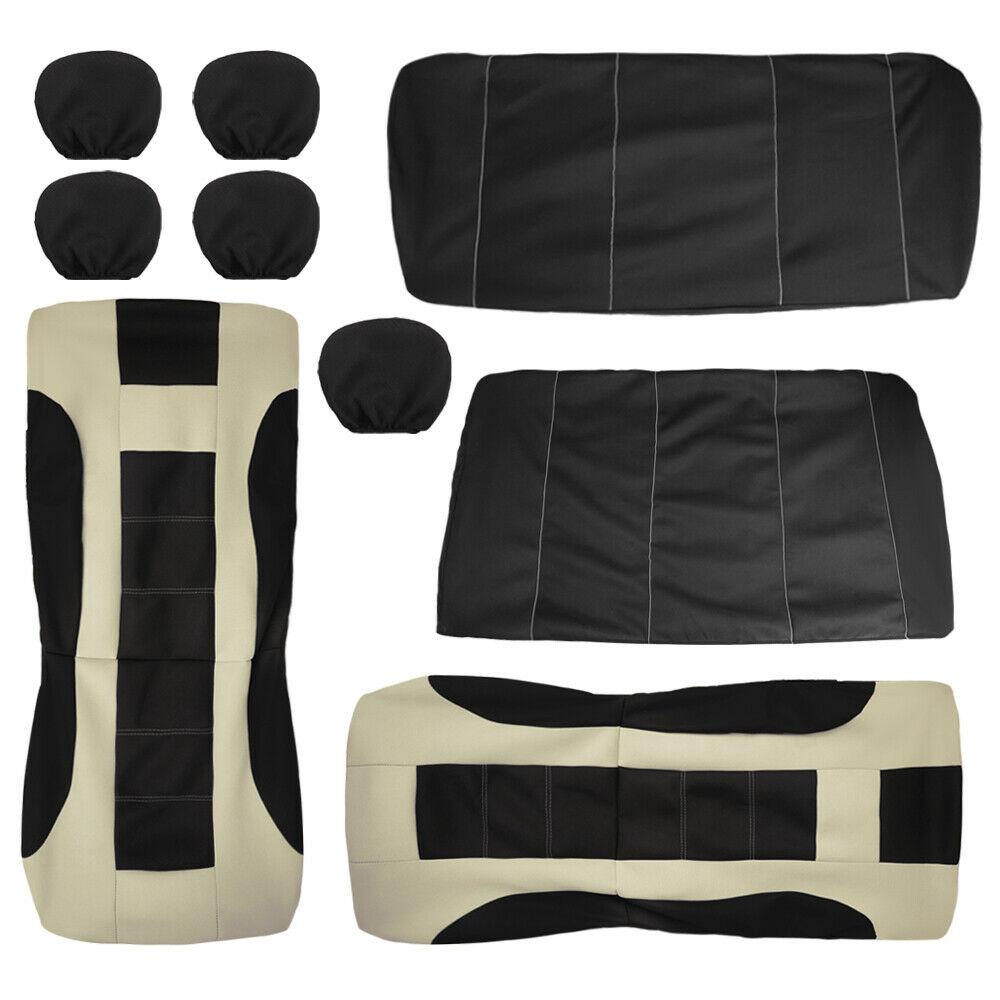 5-местные автомобильные чехлы на передние и задние подголовники, универсальный защитный чехол