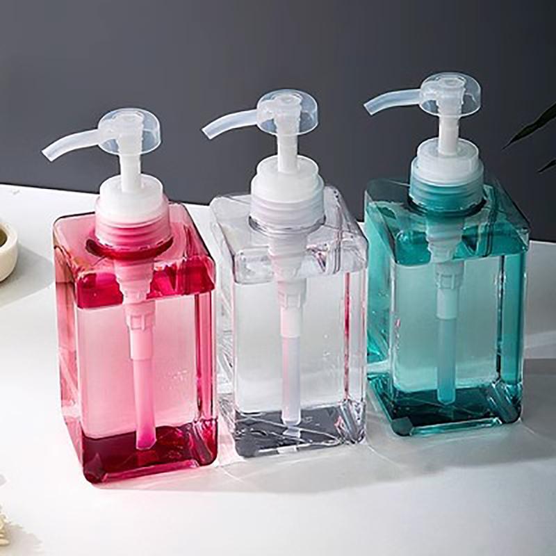 100-650Ml Square Bottle Liquid Soap Whipped Mousse Points Bottling Shampoo Lotion Shower Gel Pump Bottlesnding Soap Dispenser