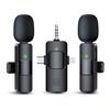 Wireless Lavalier Microphones Intelligent Noise Reduction Highly Sensitive Clear Sound Universal Wireless Clip-On Microphones
