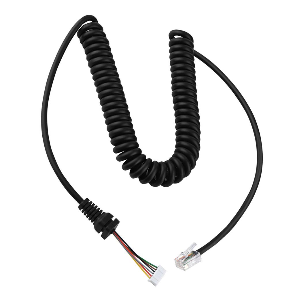 Microphone Cable Car Radio Replacement Line Hand Microphone Line for YAESU MH-48A6J