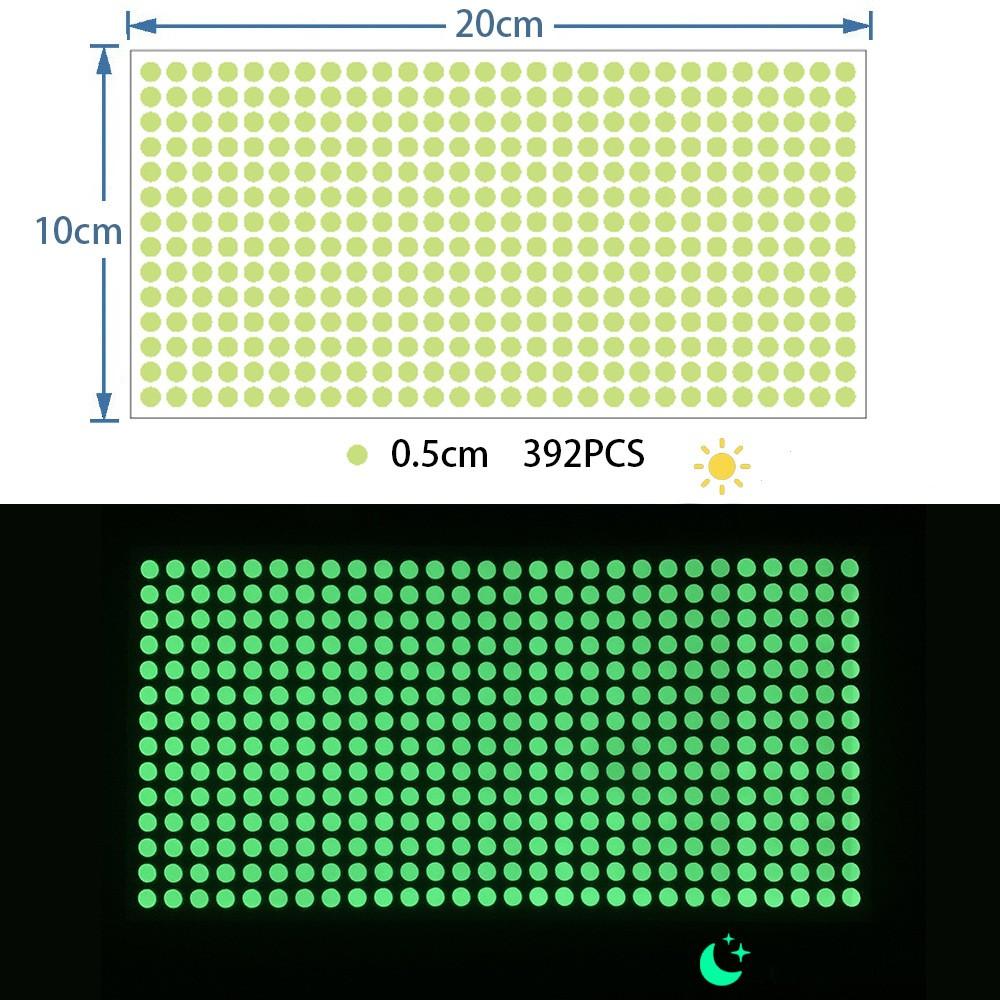 Glow-in-the-dark Stars Glow Wall Stickers Living Room Bedroom Switch Decoration Children's Room Dorm DIY Creative Glow-in-the Dark Stickers