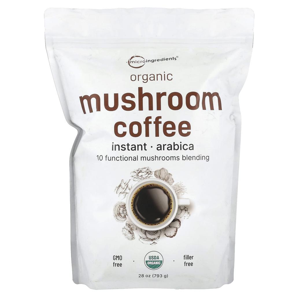 Micro Ingredients Organic Instant Mushroom Coffee, 28 Oz (793 G)