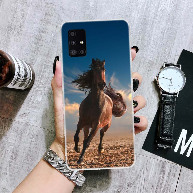 Чехол для телефона "Лошадь Великая Красота Скачущая" для Samsung Galaxy A14 A15 A13 A12 A54 A55 A53 A52 A04S A24 A25 A23 A22 A34 A35 A33 A32