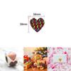 Xh047 Cute And Colorful Heart Shaped Stickers For Creative Party Planning