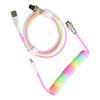 Gaming Keyboard Cable Nylon Type C to USB Double Sleeved Mechanical Keyboard Cable 9.8ft