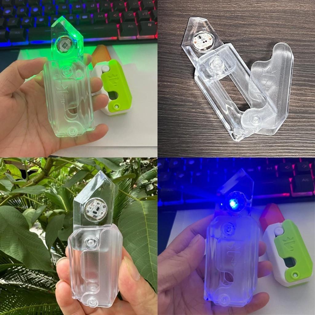 Новый светодиодный нож-морковь прозрачный 3D гравитационный нож-морковь мигающая морковь детская игрушка оптом