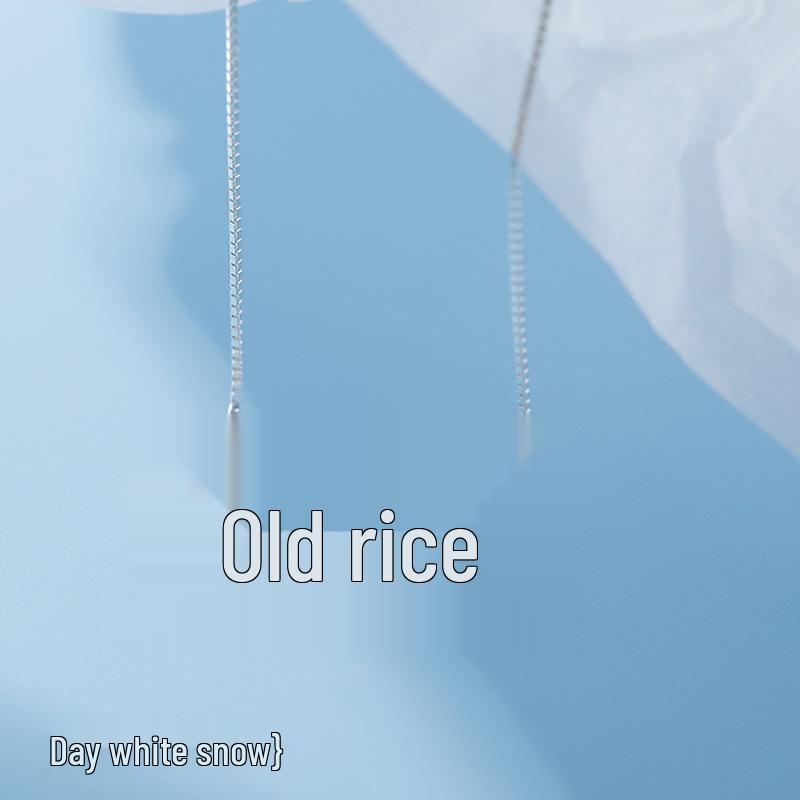 Минималистичные серьги-снежинки с кисточками в корейском стиле для женщин - Рождественский подарок ручной работы