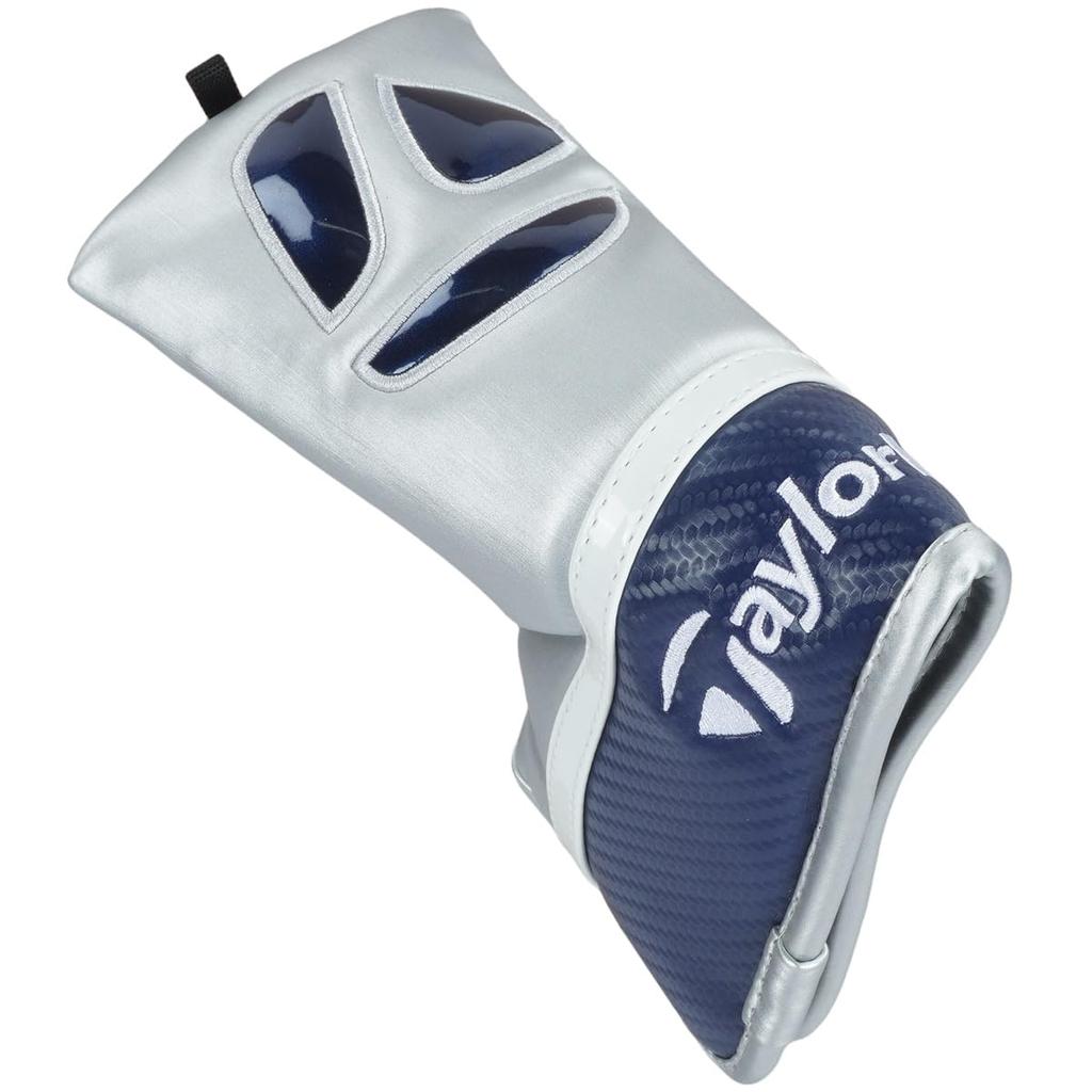 TaylorMade Austec Putter Cover Blade, Silver/Navy, Men's, 24SS, UN086