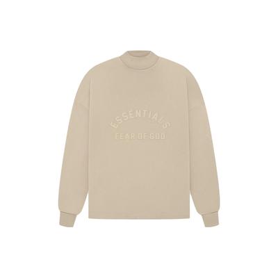 Футболка Essentials с длинными рукавами пыльно-бежевого цвета унисекс, коричневая 125SP232015F