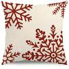 Christmas Decoration Pillowcase Red Snowflake Christmas Tree Pillow Cover Living Room Sofa Cushion Cover Room Home Decoration