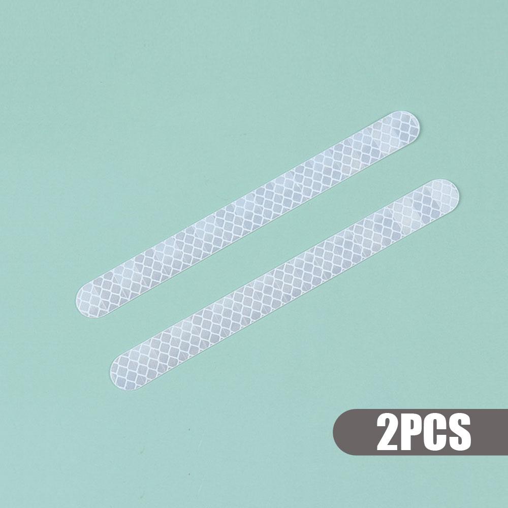 2 шт. светоотражающая полоса для зеркала заднего вида, автомобильные наклейки, предупреждающая наклейка для предотвращения столкновений, внешняя светоотражающая лента, светоотражающая полоса