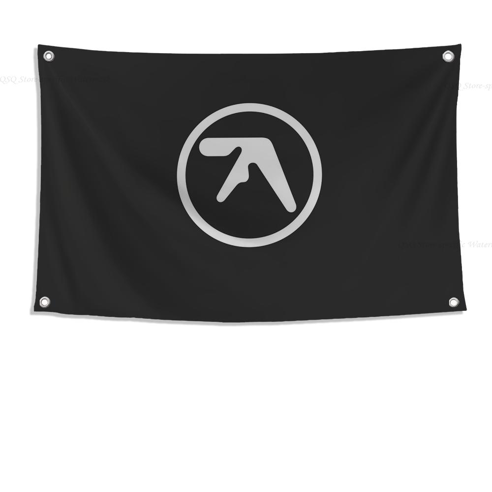 1 шт. Флаг Aphex Twin Richard D James Флаги и Баннеры Четырехдырочный Флаг Полиэстер Декор для улицы Эстетика комнаты
