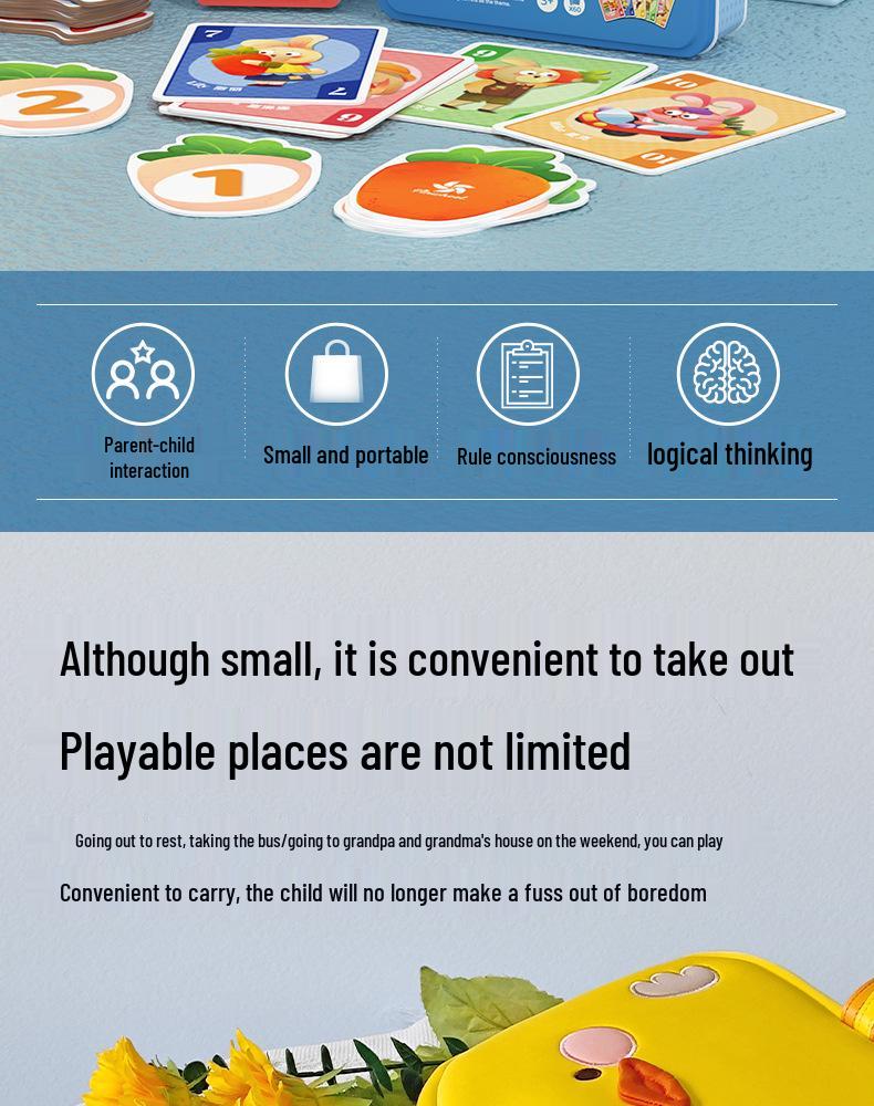 Игра в карты для детей «Вертушка»: Игрушка для развития чувства числа и тренировки памяти