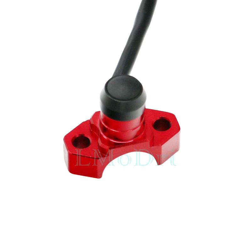 LMoDri Алюминиевый переключатель мотоцикла с ЧПУ, ручная кнопка возврата, крепление на руль, переключатели фар на фары