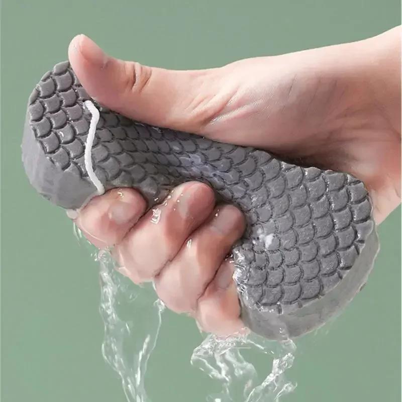 3D-губка для отшелушивания, губки для ванны, мягкая губка, скраб для тела, щетка для душа, средство для удаления омертвевшей кожи, средства для купания