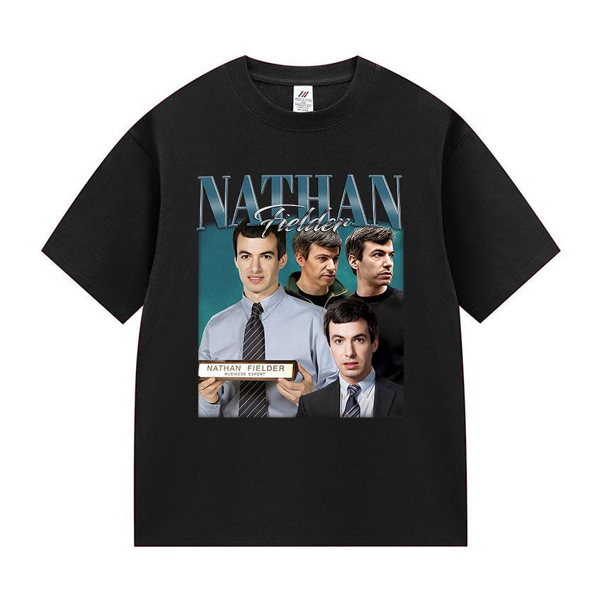 Nathan Fielder Funny Meme T Shirts Unisexs Classic Fashion Vintage Short Sleeve Tshirt Unisex Clothing Oversized 100 Cotton Tshirt