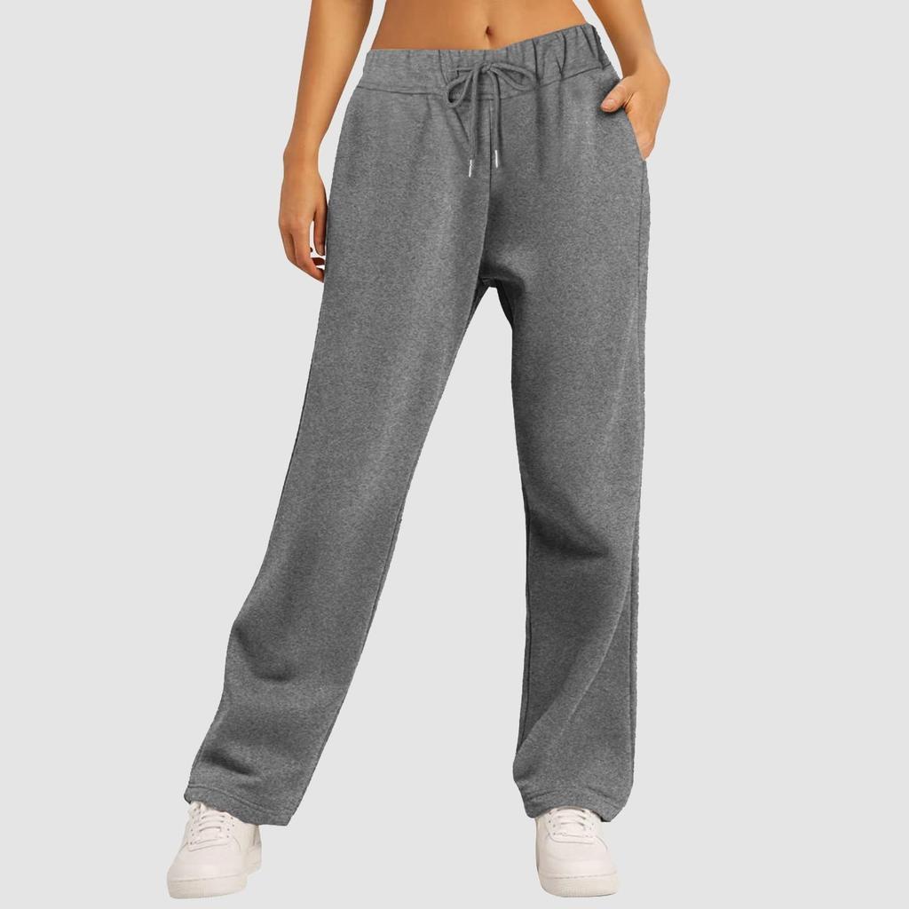 Women's High Waisted Wide Leg Sweatpants Casual Yoga Jogger Pants