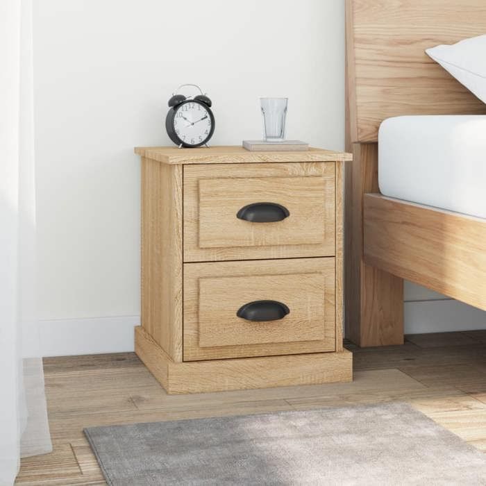 Maison Exclusive - Table de chevet chêne sonoma 39x39x47,5 cm bois d'ingénierie