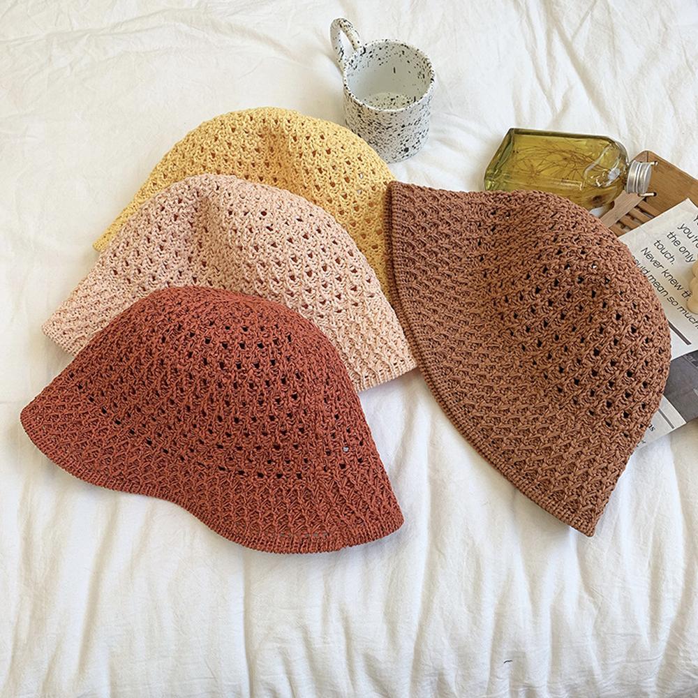 Модная складная однотонная солнцезащитная кепка с козырьком для пляжа, шляпа от солнца, панама, женская соломенная шляпа