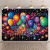 Colorful Ballons  Decoration Background Winter Photography Backdrop Decorations For Photo Studio Photo Booth Christams Party