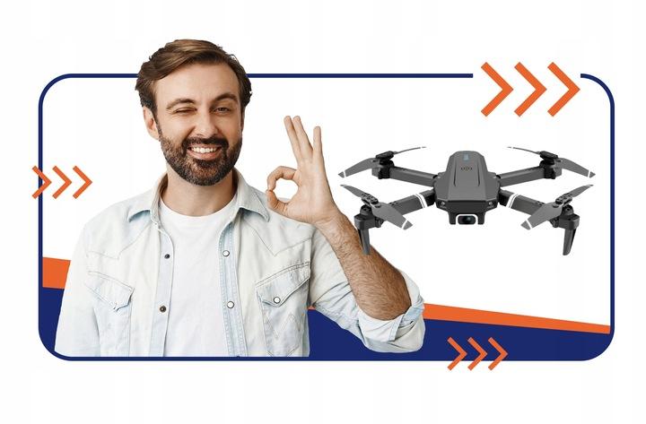 Dron Zdalnie Sterowany E95 Pro 2 Kamery Wifi Hd Zawis + Pilot + 3Xaku