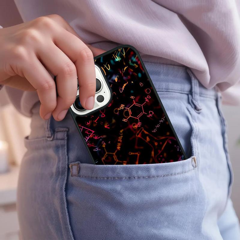 Biology and Chemistry Phone Case For iPhone 17 Air 15 16e 14 13 Pro Max Coque 12 11 Pro Max PLUS cover
