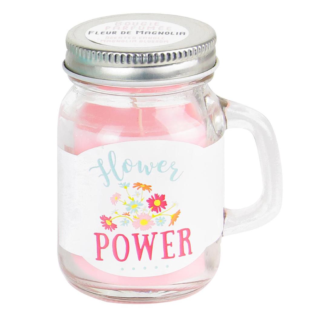 Les Trésors De Lily [Q3024] - Ароматическая свеча в банке Mason 'Messages' (Flower Power) - 85x50 см
