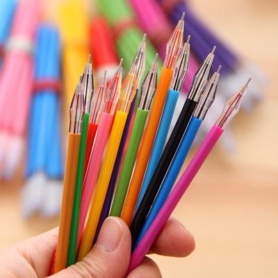 24 шт. стержня для гелевых ручек с алмазной головкой Creative Candy 12 цветов, 0,38 мм, канцелярские принадлежности для школы