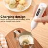 Electric Milk Frother Mixer Type C Rechargeable Handheld Drink Stirrer 3-Speed Whisk Wand Powerful Motor Noise-Reducing Foam
