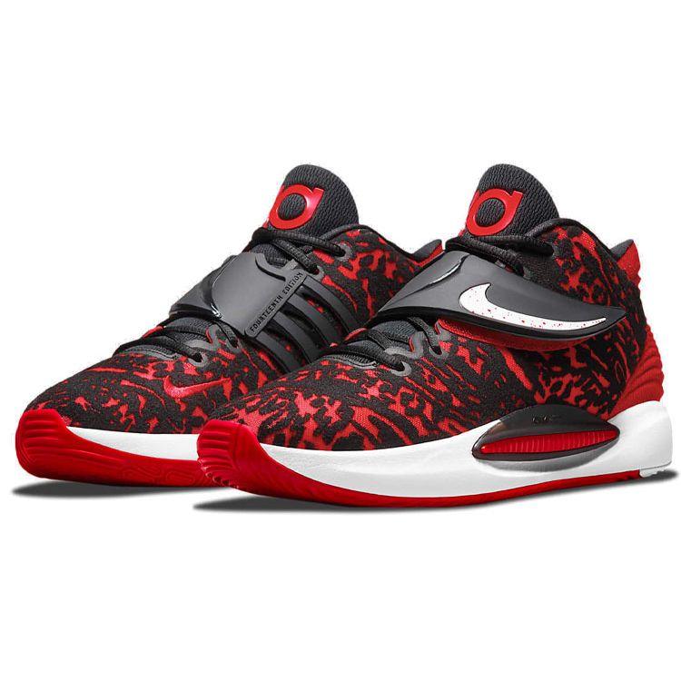 Nike Кроссовки унисекс KD 14 EP Bred Черные университетские красные белые CZ0170-006