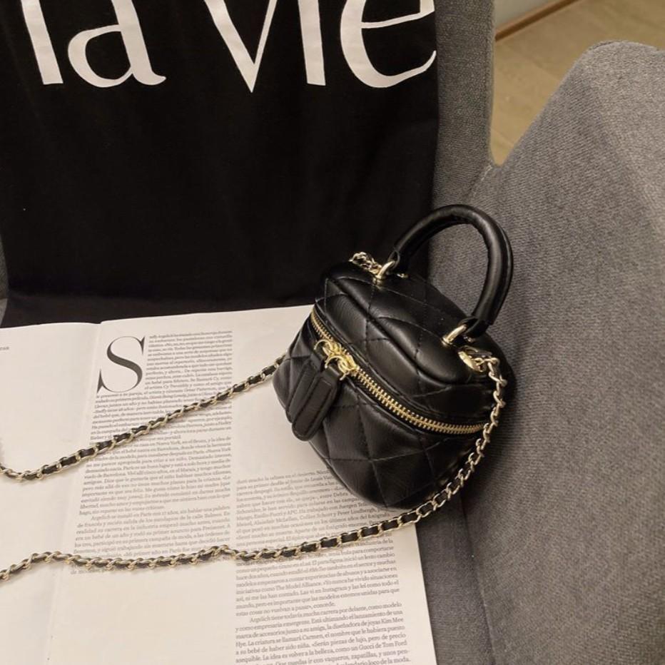 Мини-сумка высокого класса с ромбовидной цепочкой, маленькая сумка, женская сумка 2025, новая, модная, стильная, хорошая текстура, нишевая плечевая сумка-мессенджер