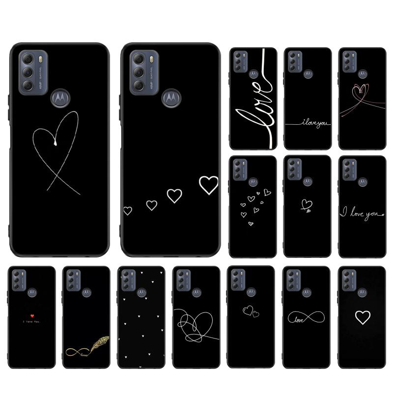 Чехол для телефона Lines Love Heart для Motorola Moto E32 E20 E40 G22 G52 G20 G30 G100 G60 G50 G10 GPure GStylus G9 One Action Macro