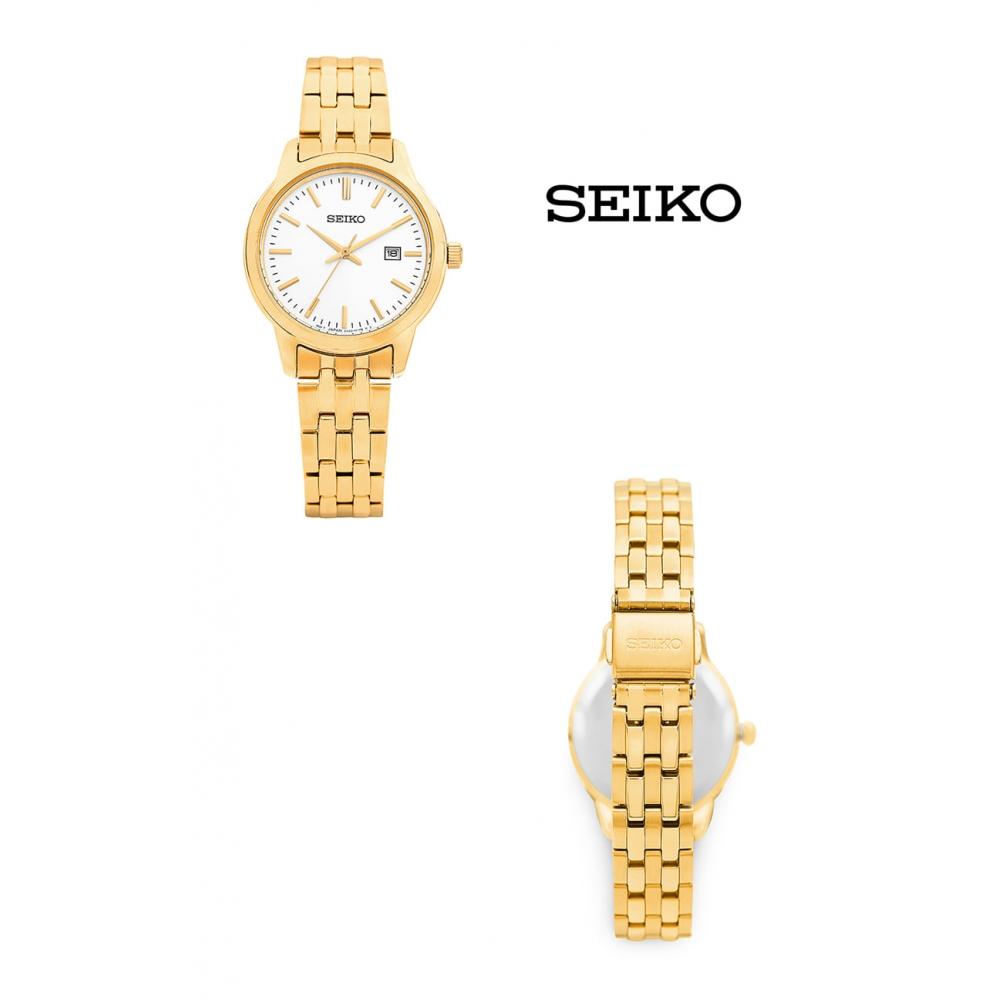 Seiko Sur412p1 Классические аналоговые женские металлические часы