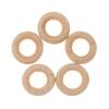 20 шт., изготовление ювелирных изделий своими руками, деревянное кольцо для прорезывания зубов для украшения поделок, 25 мм