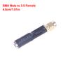 1Pcs / Lot Sma Male Female To 3.5Mm Mono Headphone Audio Radio Test Adapter Connector Sma To 3.5Mm Adapter