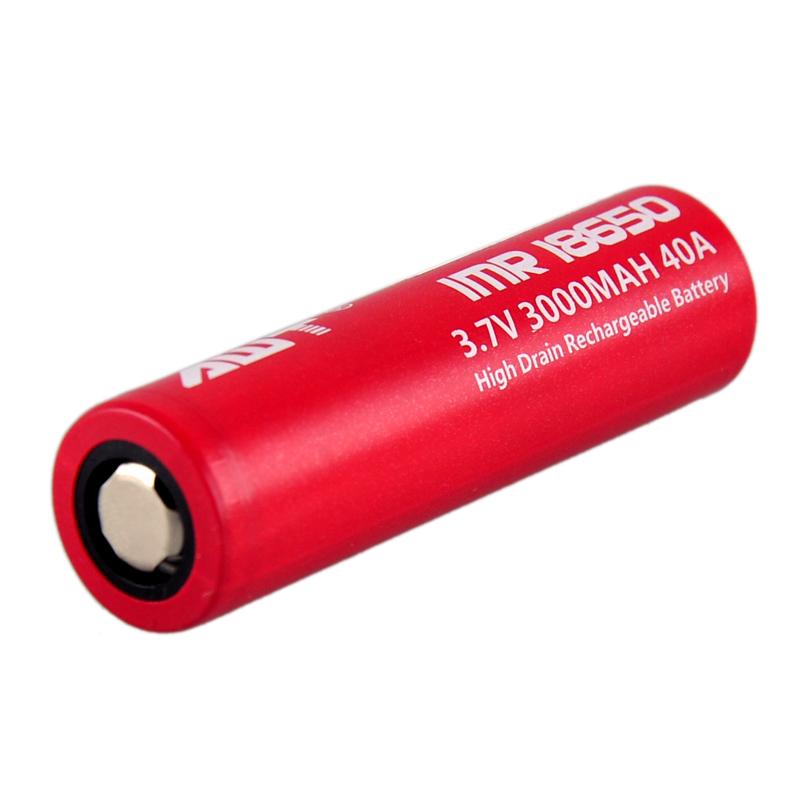 1 шт. AWT 18650 3000MAH 40A 3.7V аккумуляторная батарея красная батарея