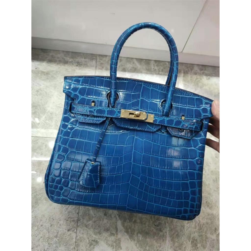 FD64102940 осень и зима новая платиновая серия макарон узор крокодила портативная наплечная сумка из коровьей кожи 25 см