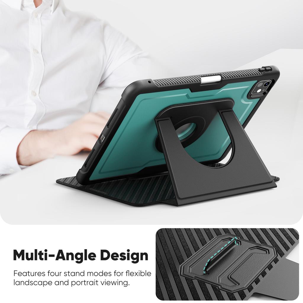 Прочный защитный чехол для iPad Pro 11 M4 A2837 A3006 11 дюймов, прочный магнитный Smart чехол-подставка из ПУ-кожи для планшета