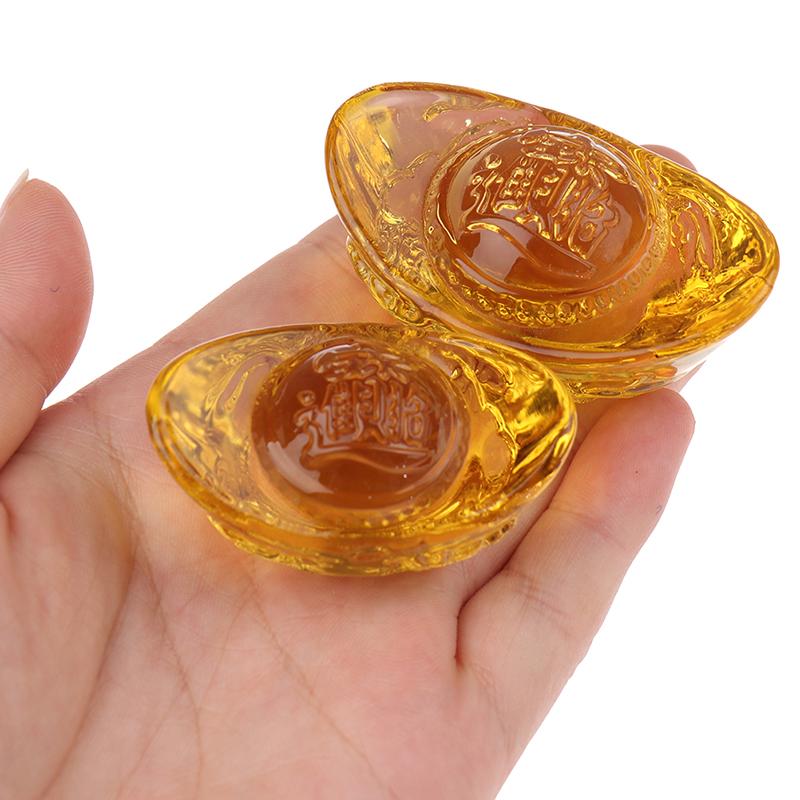 Китайский фэн-шуй Юань Бао Узор с драконом Слиток Счастливое благословение Домашний орнамент