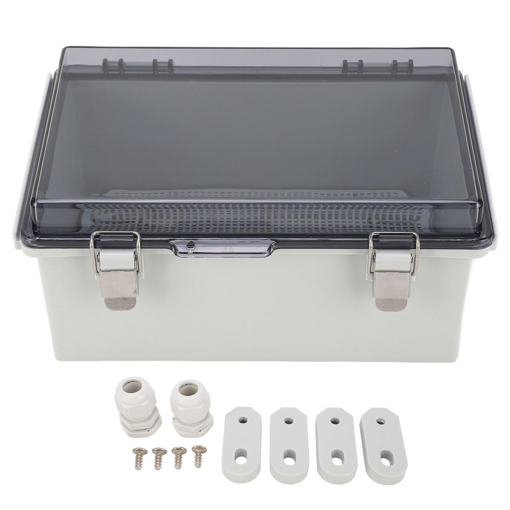 Transparent Cover Junction Box IP67 Waterproof Distribution Box ABS Electrical Enclosure 290x190x140