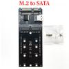 Адаптер M.2 - SATA SFF-8654 - M2 NVME SSD 22Pin SATA - M2 Плата расширения преобразователя Riser, подходит для материнской платы настольного ПК
